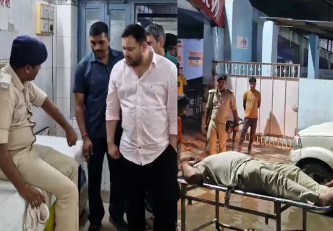 अचानक तेजस्वी यादव के काफिले में घुसा बेकाबू ट्रक; RJD नेता बोले- हम पर चढ़ सकती थी गाड़ी, बाल-बाल बचे