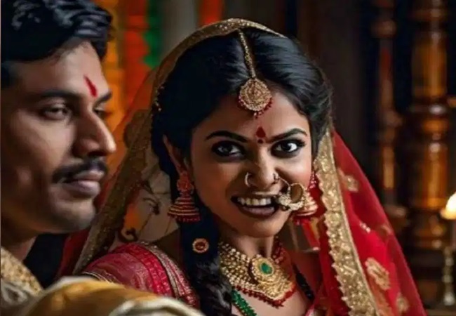 दूल्हे ने शादी के बाद शारीरिक संबंध बनाने से किया इनकार, दूल्हन ने कुल्हाड़ी से काट डाला