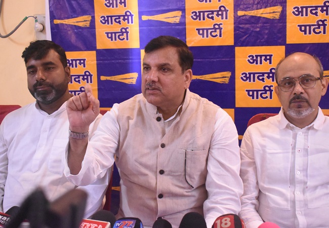 पीएम मोदी के सारे वादे खोखले, भाजपा के राज में स्विस बैंक में रखा काला धन तीन गुना बढ़ा  : संजय सिंह