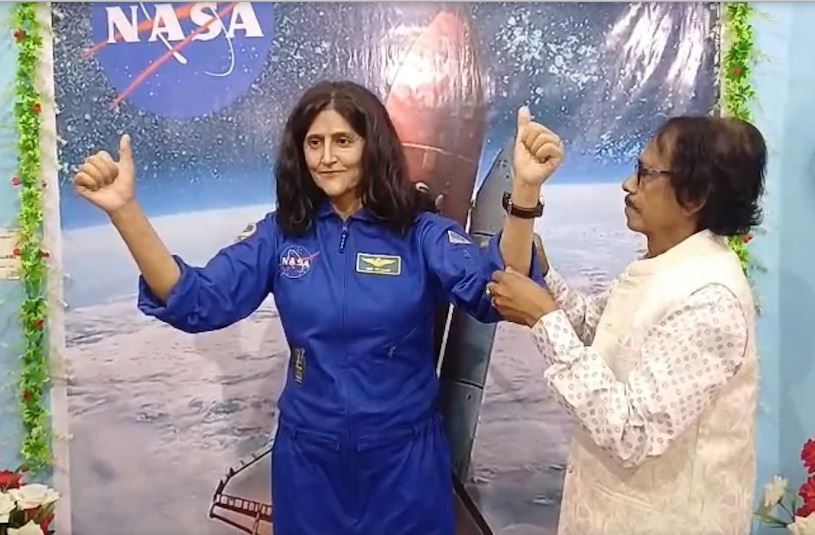 बंगाल के मोम म्यूजियम में सुनीता विलियम्स की प्रतिमा स्थापित, तैयार करने में लगे दो महीने