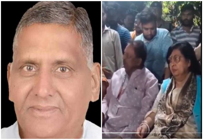 VIDEO-BJP सांसद देवेंद्र सिंह भोले पर बरसे योगी सरकार में राज्यमंत्री के पति, बोले-अगर पार्टी न लगाती रोक तो उनकी दिखा देता औकात