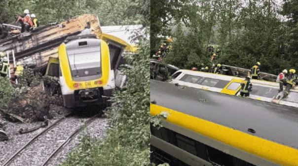 Germany Train Derail : जर्मनी में पैंसेजर ट्रेन पटरी से उतरी , 3 यात्रियों की मौत; कई घायल