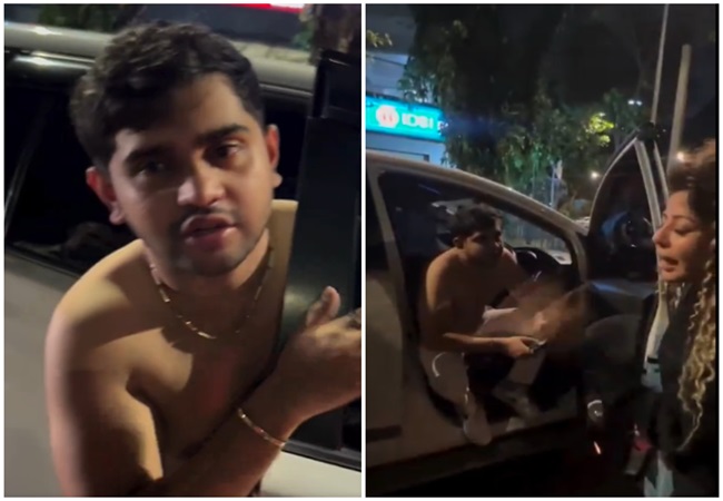 VIDEO: अर्धनग्न और नशे में धुत MNS नेता के बेटे ने राजश्री मोरे की कार को मारी टक्कर, फिर दी भद्दी गालियां