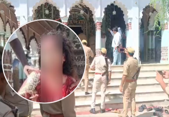 मैनपुरी के मंदिर में पूजा करने गयी लड़की पर युवक ने बरसाई गोलियां, पीड़िता की हालत गंभीर, आरोपी फरार
