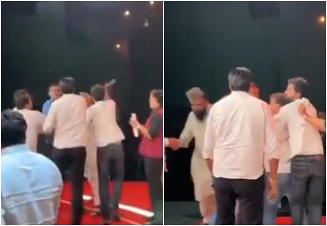 VIDEO-डिम्पल यादव पर अभद्र टिप्पणी करने वाले मौलाना साजिद रशीदी को सपा नेता कुलदीप भाटी ने जड़ा जोरदार तमाचा