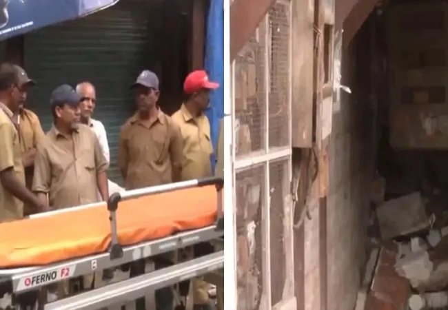 मुंबई में तेज धमाके के बाद तीन मंजिला मकान हुआ जमींदोज, हादसे में 22 लोग घायल, बचाव कार्य जारी