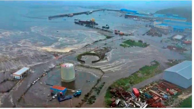 Tsunami : रूस के कुरील द्वीप समूह और जापान के बड़े उत्तरी द्वीप होक्काइडो के तटीय इलाकों में आई सुनामी, एजेंसियां अलर्ट मोड पर