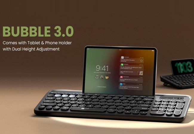 सिर्फ ₹999 में लॉन्च हुआ वायरलैस की-बोर्ड, मल्टी-डिवाइस कनेक्टिविटी समेत कई खूबियों से है लैस