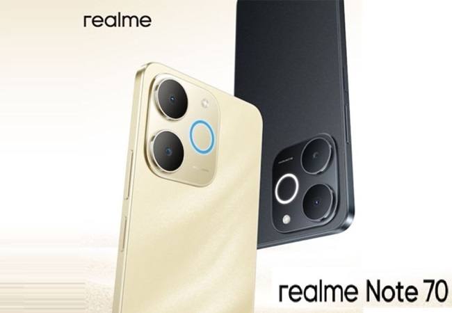 6300mAh बैटरी, 7.94mm पतली बॉडी वाला Realme Note 70 स्मार्टफोन लॉन्च; चेक करें डिटेल्स