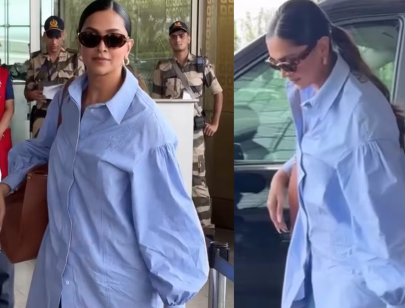 Deepika Padukone के एयरपोर्ट लुक से भड़के लोग , ‘ये क्या टेंट पहन रखा है’ बोले यूजर