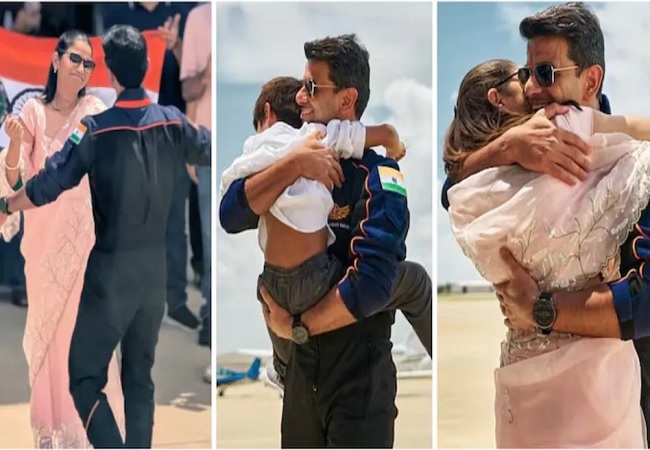 शुभांशु शुक्ला पत्नी-बेटे से मिलकर हुए भावुक, बोले-‘अपनों से मिलना भी अंतरिक्ष की उड़ान जितना अद्भुत’