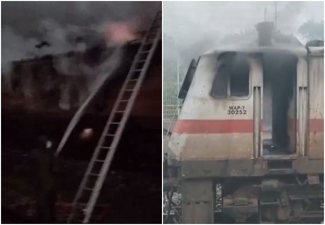 Train Engine Fire Broke out: राजस्थान में गरीब रथ एक्सप्रेस के इंजन में अचानक लगी आग, यात्रियों में मची अफरा-तफरी