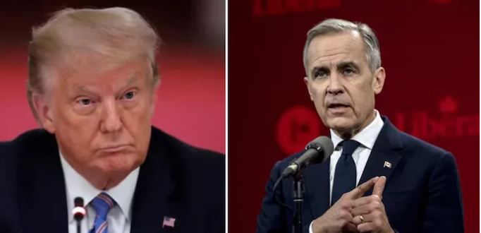 US Canada Tariff : डोनाल्ड ट्रंप ने कनाडा पर लगाया 35% टैक्स , पड़ोसी पर किया  पलटवार