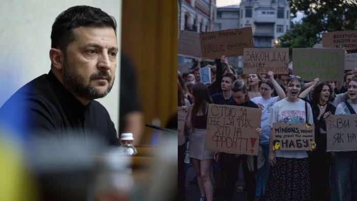 Ukraine anti-government protests : यूक्रेन में पहली बार युद्धकालीन विरोध प्रदर्शन, सड़कों पर उतरे लोग, जनता में फैला गुस्सा