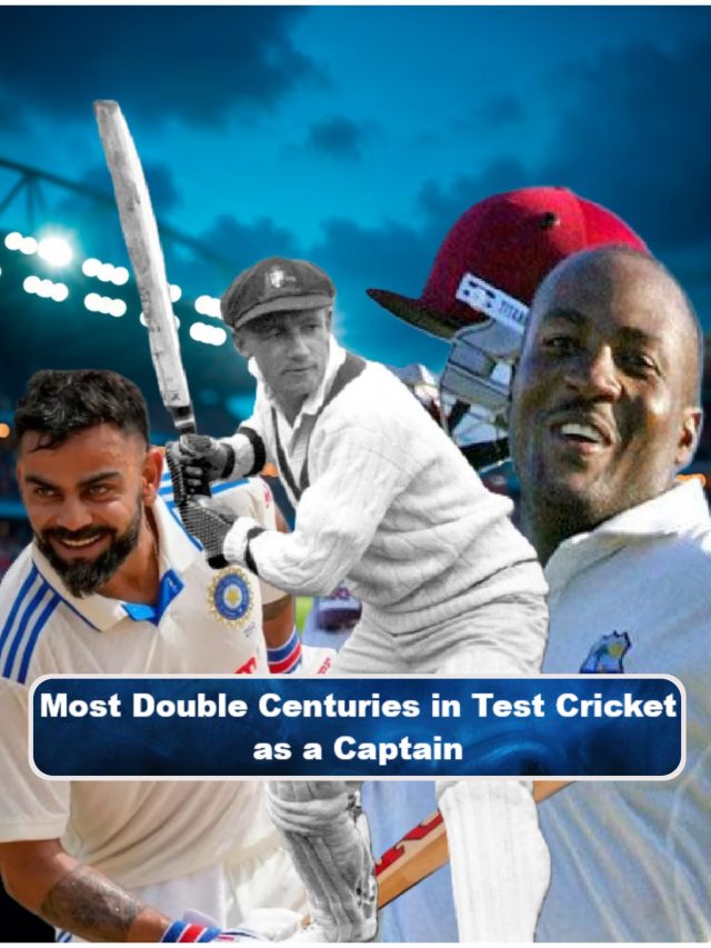 बतौर कप्तान सबसे ज्यादा दोहरे टेस्ट शतक; देखें लिस्ट