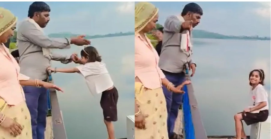 Video-ये कैसे अभिभावक जो नन्हीं बच्ची से करवा रहे हैं जानलेवा स्टंट? यूजर्स ने जमकर सुनाई खरी—खोटी