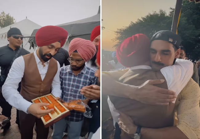 Border 2 : ‘बार्डर 2’ की शूटिंग खत्म होने पर दिलजीत दोसांझ बाटें लड्डू ,अहान शेट्टी और वरुण धवन संग मनाया जश्न