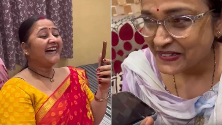 Video – किटी पार्टी में आंटियों ने फोन कर अपने पति को बोला ‘I love you’, हसबैंड का जवाब सुन आ जाएगी हंसी