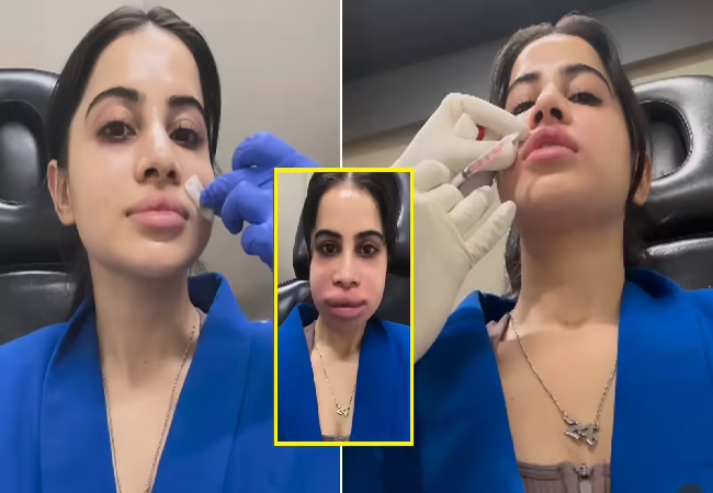 उर्फी जावेद के बिगड़े चेहरे ने फैंस को पहचानना हुआ मुश्किल , The Traitors विनर को इंस्टा पर मिल रही नसीहत