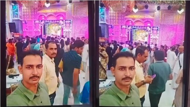 VIDEO-कांस्टेबल सुहेल खान ने मंदिर में बनाई वीडियो, बैकग्राउंड साउंड में अल्लाह के सिवा कोई इबादत लायक नहीं , अब लाइन हाजिर