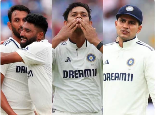 ICC Test Rankings : सिराज-प्रसिद्ध की दमदार छलांग, यशस्वी जायसवाल की टॉप-5 में वापसी, कप्तान शुभमन गिल को नुकसान