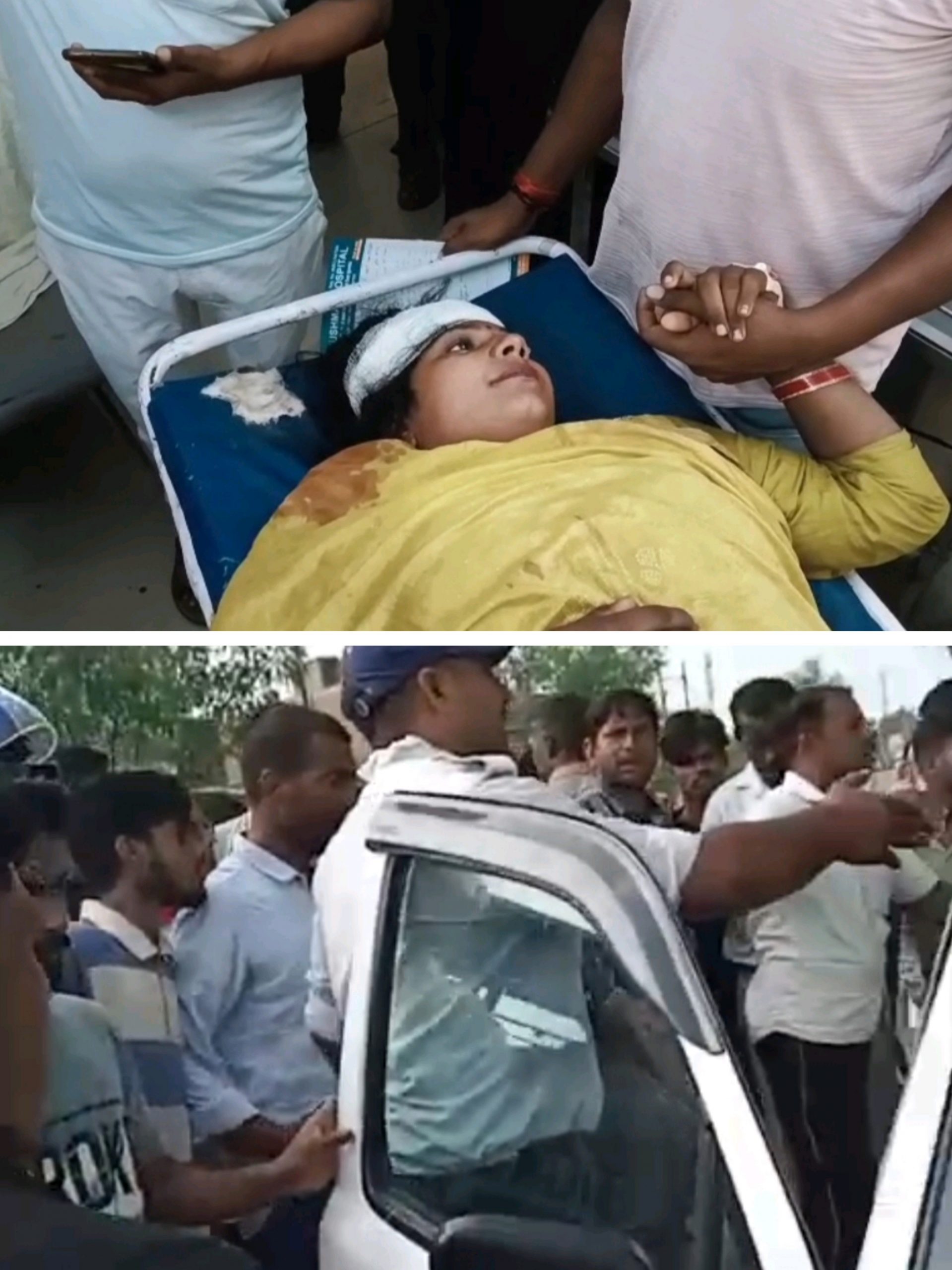 वाहन चेकिंग के दौरान ट्रैफिक पुलिसकर्मी ने चलती बाइक पर महिला का दुपट्टा खींचा, महिला को आयी गंभीर चोटे, एसएसपी ने दो पुलिसकर्मीयों को किया निलंबित