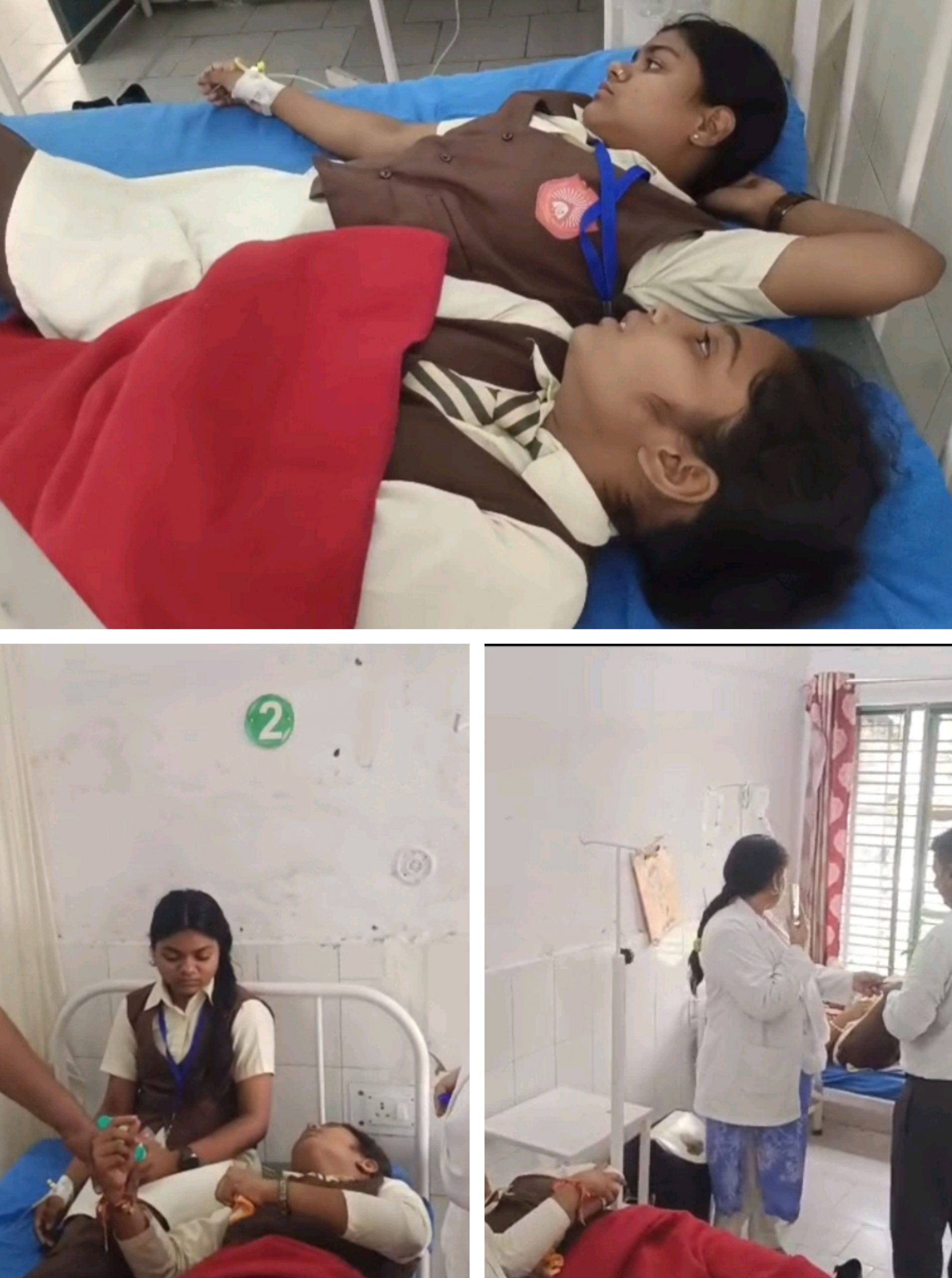 अटल आवासीय विद्यालय की 8 छात्राओं की बिगड़ी तबियत सामुदायिक स्वास्थ्य केंद्र में भर्ती, छात्राओं का हीमोग्लोबिन, शुगर लेबल हुआ कम