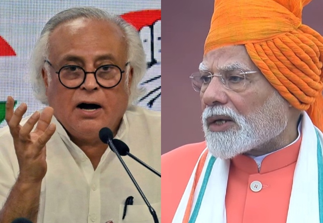 जयराम रमेश, बोले- आज प्रधानमंत्री का लाल किले से RSS का नाम लेना, संगठन को खुश करने की हताश कोशिश