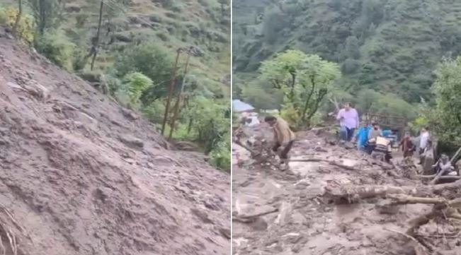 जम्मू-कश्मीर में मौसम रौद्र रूप  : रियासी में भूस्खलन से 7 की मौत, बादल फटने रामबन में  से 3 मरे