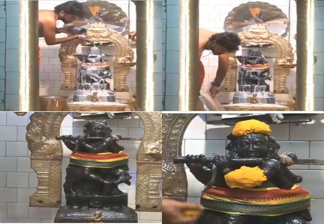 Krishna Janmashtami Live : श्री वेणुगोपाल कृष्ण मंदिर में भगवान कृष्ण के लिए विशेष अनुष्ठान और किया अभिषेकम ,बड़ी संख्या में श्रद्धालु हुए शामिल