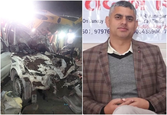 जम्मू-कश्मीर के रियासी में कार पर गिरी चट्टान, रामनगर SDM और उनके छह साल के बेटे की मौत