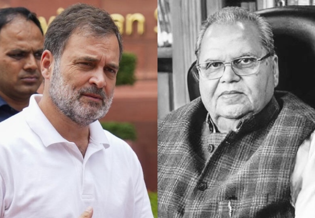 राहुल गांधी बोले- मैं सत्यपाल मलिक को हमेशा एक ऐसे इंसान के रूप में याद करूंगा, जो आख़िरी वक्त तक बिना डरे सच बोलते रहे
