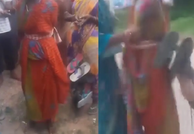 Video- सिर्फ दो हजार रुपयों के लिए महिला के मुंह पर पोती कालिख और चप्पल की माला पहनाकर गांव में घुमाया, ओडिशा के अंगुल का मामला