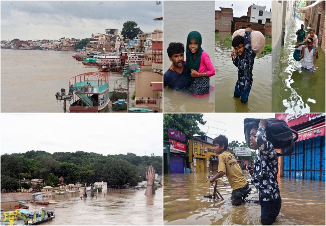 UP Flood Alert : यूपी के 17 जिलों में बाढ़ का कहर, अब तक नौ की मौत, कई शहरों में स्कूलों में लगा ताला, 46 जनपदों में भारी बारिश का अलर्ट