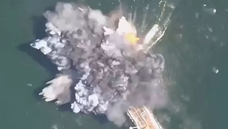 Ukrainian naval ship ‘Simferopol’ :  यूक्रेन का नौसैनिक जहाज ‘सिम्फ़रोपोल’ रूसी समुद्री ड्रोन द्वारा डूबा