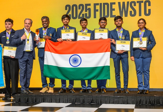 World School Team Championship: चेन्नई के वेलाम्मल विद्यालय ने वर्ल्ड स्कूल टीम चैम्पियनशिप में जीता गोल्ड मेडल, गुकेश-प्रज्ञानंद जैसे स्टार्स है नाता