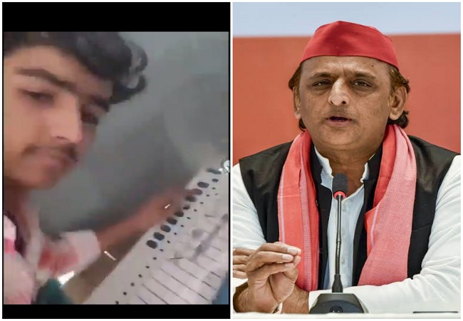 VIDEO-अखिलेश यादव, बोले-बीजेपी की चुनावी धांधली ये जीता जागता एफ़िडेविट है, CEC इसका तो दे जवाब