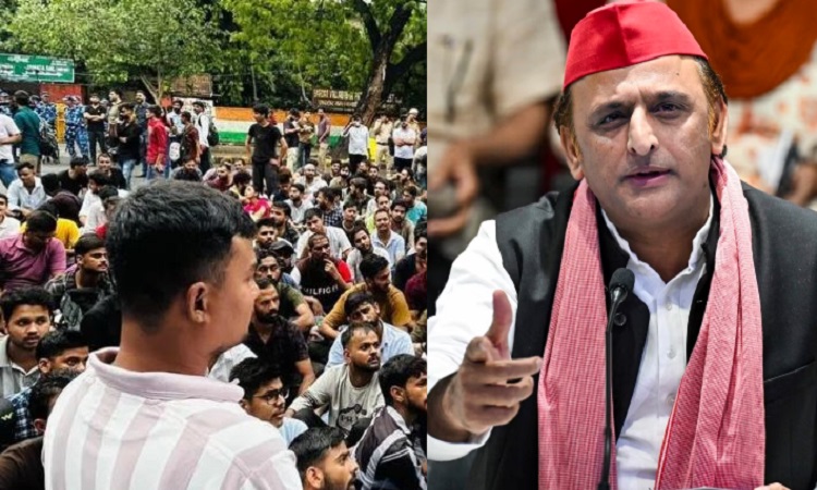SSC अभ्यार्थियों का विरोध प्रदर्शन: अखिलेश यादव बोले-भाजपा के एजेंडे में है ही नहीं नौकरी