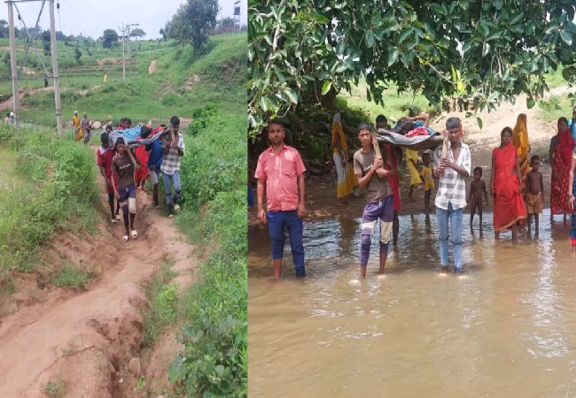 Jharkhand News: गर्भवती महिला को खाट पर 3 KM ढोकर ले जाते दिखे परिजन, झारखंड से सामने आया दिल को झकझोर देने वाला Video