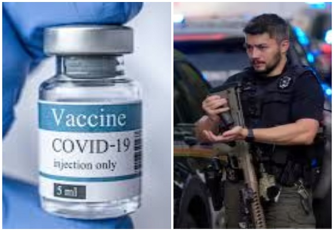 Covid-19 Vaccine से परेशान शख्स ने CDC हेडक्वार्टर पर की अंधाधुंध फायरिंग, एक पुलिस अफसर की मौत