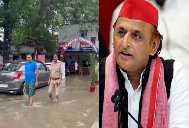 अगर ‘महाकुंभ के उस महाकोष’ का एक अंश भी सीवर और नाला सफ़ाई में लगता तो प्रयागराज का थाना तालाब न बनता: अखिलेश यादव