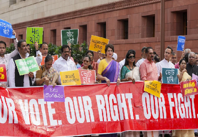 INDIA गठबंधन को ‘वोट चोरी’ मार्च की नहीं मिली मंजूरी, दिल्ली पुलिस का दावा- नहीं मांगी अनुमति
