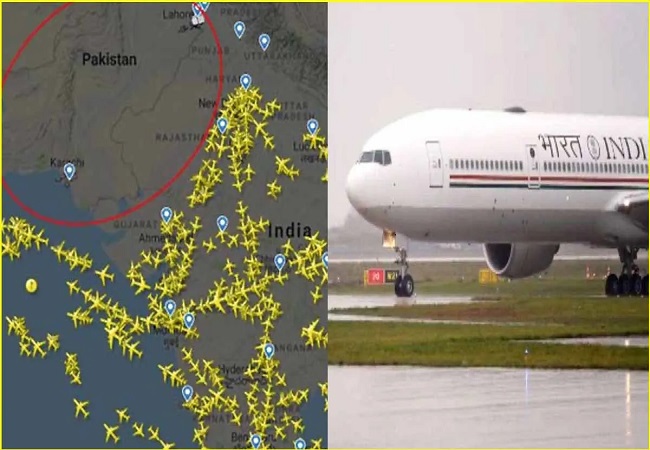 भारतीय पंजीकृत विमानों का एयरस्पेस बंद करने से पाकिस्तान का हुआ चार अरब का नुकसान