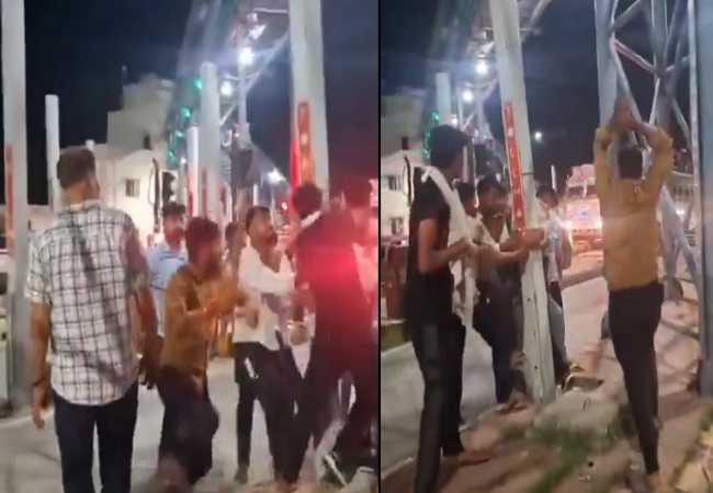 सेना के जवान से टोल प्लाजा पर मारपीट कर दी गालियां, गुस्साएं ग्रामीणों ने टोल पर की तोड़फोड़