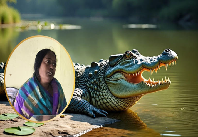 Kanpur: पति से झगड़कर गंगा में कूदी महिला , सामने दिखा मगरमच्छ तो रातभर पेड़ पर बैठी रही