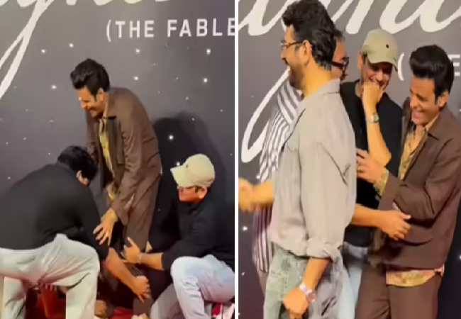 Celebs Update: मनोज बाजपेयी के पैरों में गिरे अनुराग कश्यप-जयदीप और विजय? यहां जाने असली वजह