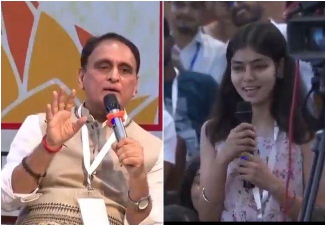 VIDEO : छात्रा बोली-सर आप लोगों ने कहा था कि खून और पानी साथ नहीं बह सकते, तो क्रिकेट क्यों? बीजेपी के पूर्व एमपी राकेश सिन्हा बोले- क्रिकेट नहीं कहा था…