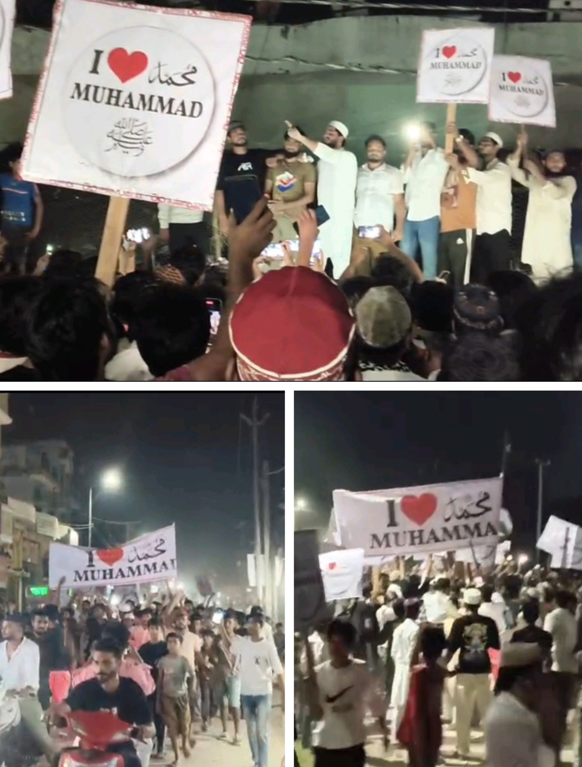 I Love Mohammad के नाम पर हुए प्रदर्शन में भड़काऊ भाषण, हम घर से कब निकलेंगे, जब हमारे झंडे छीन लिए जाएंगे, टोपी उतार ली जाएगी, दाढ़ी उतार ली जाएगी, हमारा लिबास उतारा जाएगा