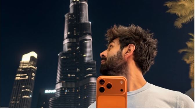 कार्तिक आर्यन ने दुबई से बुर्ज खलीफा की तस्वीर की शेयर, लिखा एक खास नोट