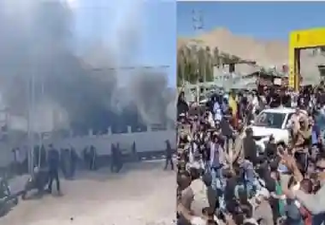 VIDEO : लद्दाख में प्रदर्शनकारियों ने BJP ऑफिस को फूंका, लेह में हजारों छात्र सड़कों पर उतरे